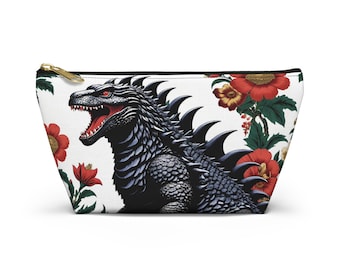 Godzilla Cosmetic Bag: Luxury Designer Makeup Travel Pouch