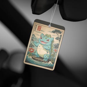 Ambientador para coche, regalo de anime japonés para conductores noveles, arte de juegos de cartas populares, regalos geniales, accesorios para coche