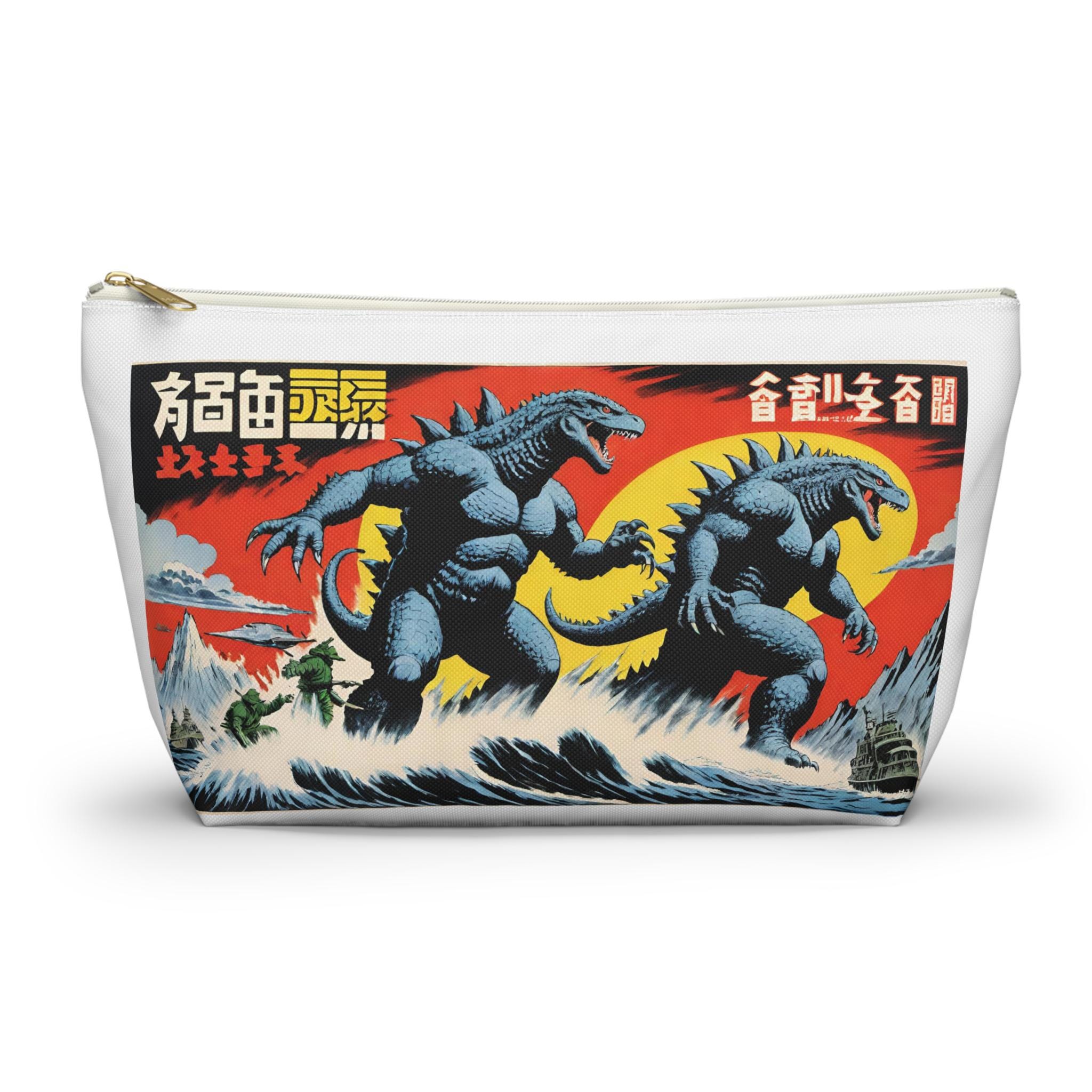 Godzilla Comic Book Accessory Pouch, Pencil Case, Makeup Bag