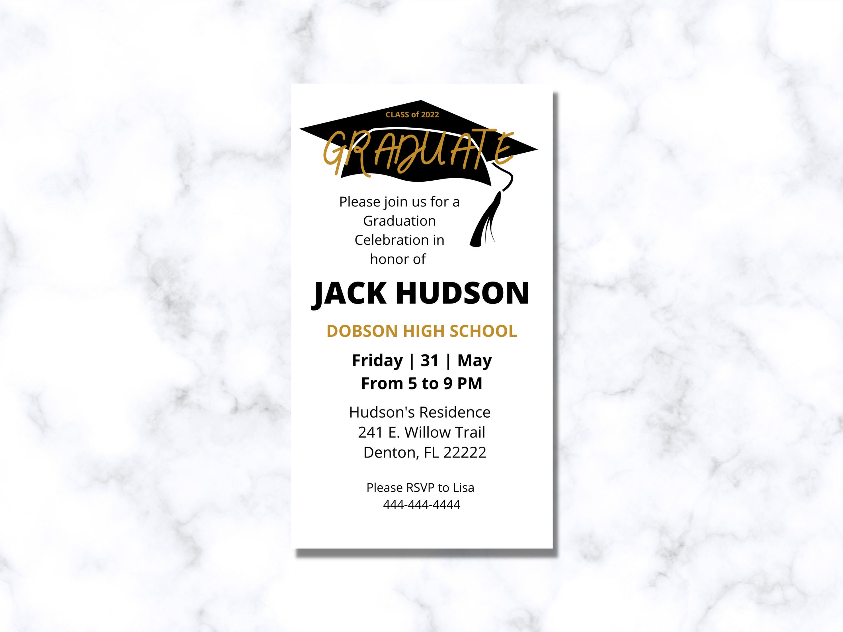 Graduation 2023 Celebration Instant Download Invite Template, Grad
