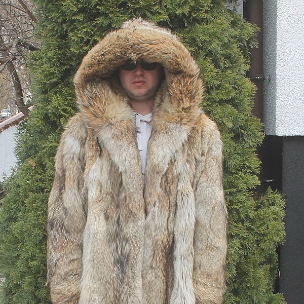Coyote Fur Coat - Etsy