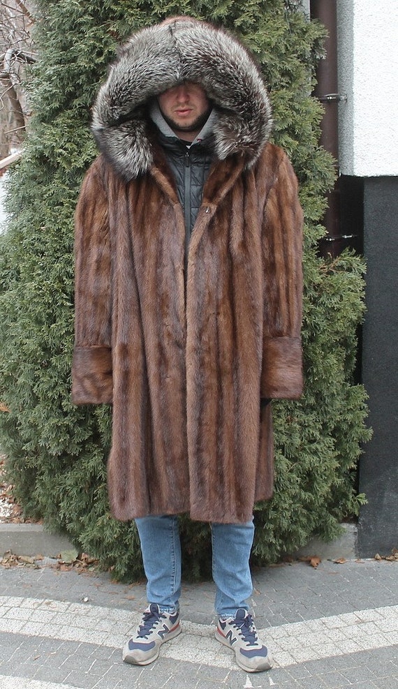 Acheter Veste chaude à la mode pour hommes, veste en fourrure, manteau pour  hommes, vêtements d'hiver