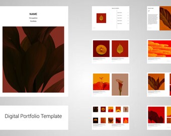 Portfolio Template | Minimalisme | Fotografie | Kunst | Architectuur | Ontwerp | Digitale download | InDesign-| JJPCStudio