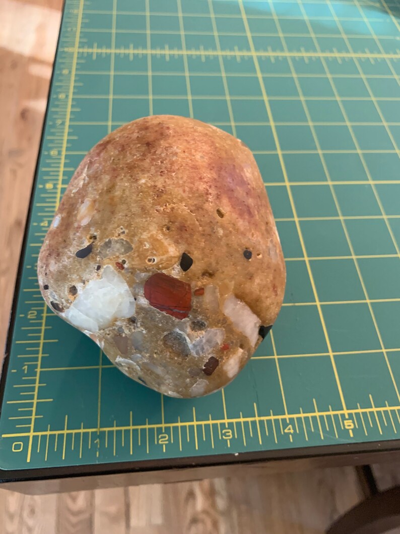 Lake Huron Rough Tumbled Pudding Stone 2.33 Lbs Etsy