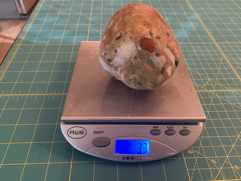 Lake Huron Rough Tumbled Pudding Stone 2.33 Lbs Etsy