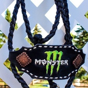 CUSTOM Bronc Noseband-Visit NotJustKnotsMN.com for cheaper prices