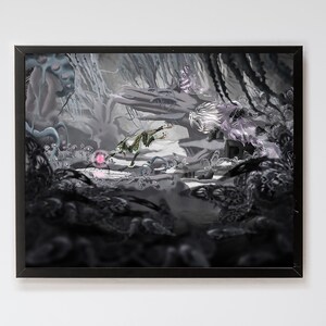 Forest Thief    Digital Painting    Fantasy Art    Forest Print