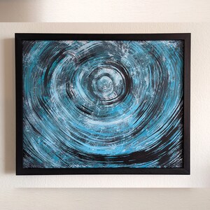 Winkende handgemachte abstrakte Malerei abstraktes Kunstwerk abstrakte Kunst
