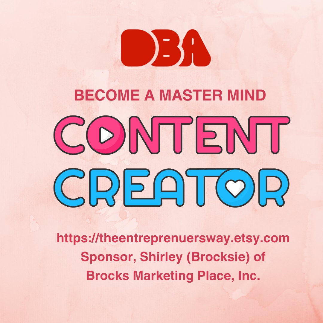 Content Mastermind Become a Master Mind Content Creator - Etsy