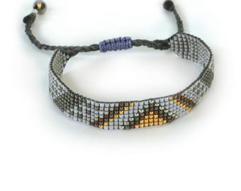 Fairtrade Pärlarmband Guld Handgjort av Kvinnor i Columbia