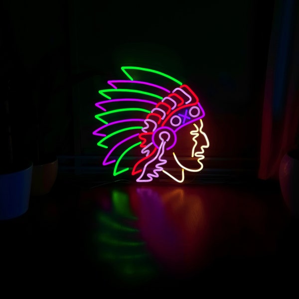 Indian Neon Sign Etsy