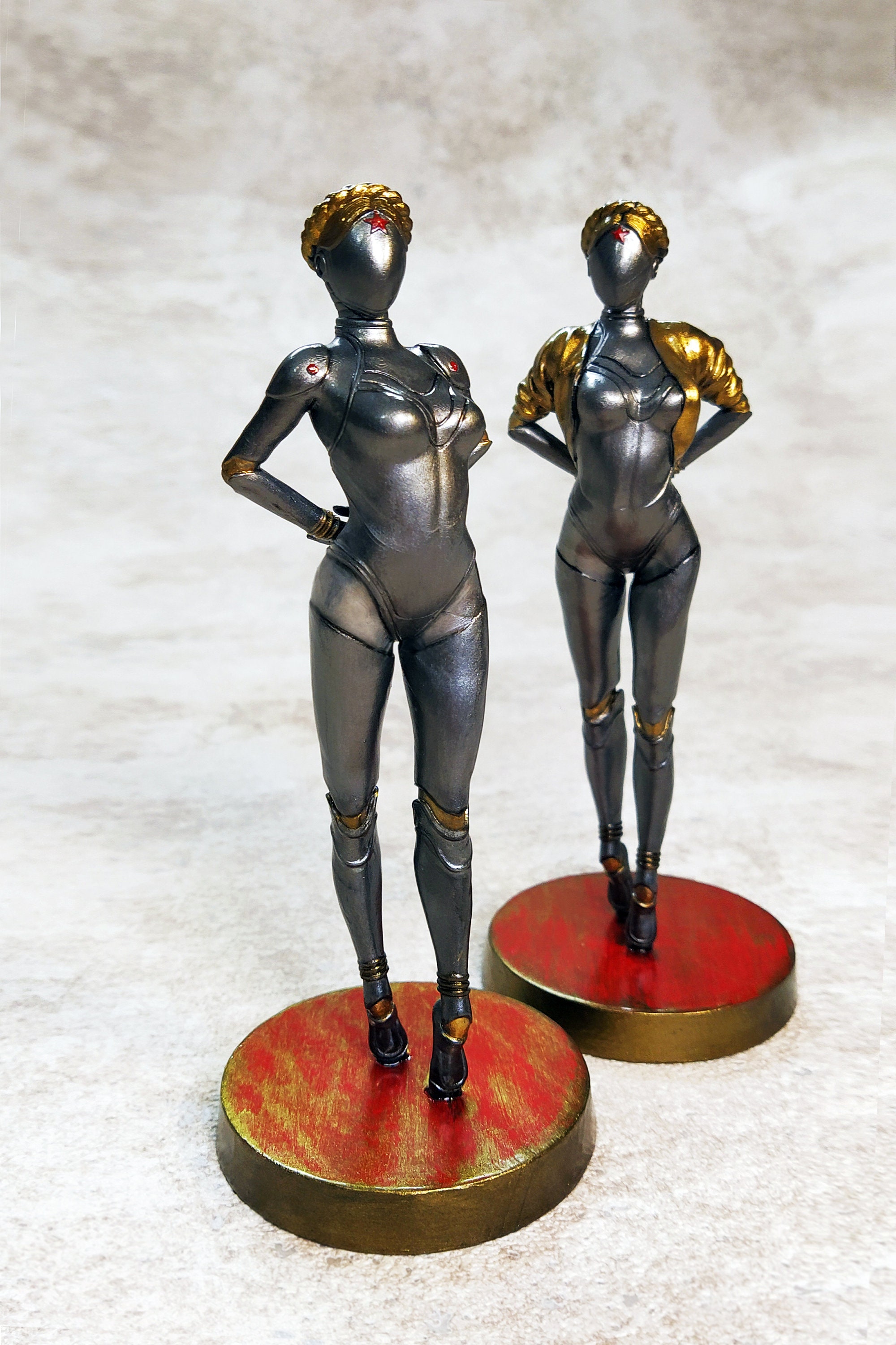 Amazon.co.jp: 「AC」Wikeetoys 1/12 女性 原子之心 双子舞者