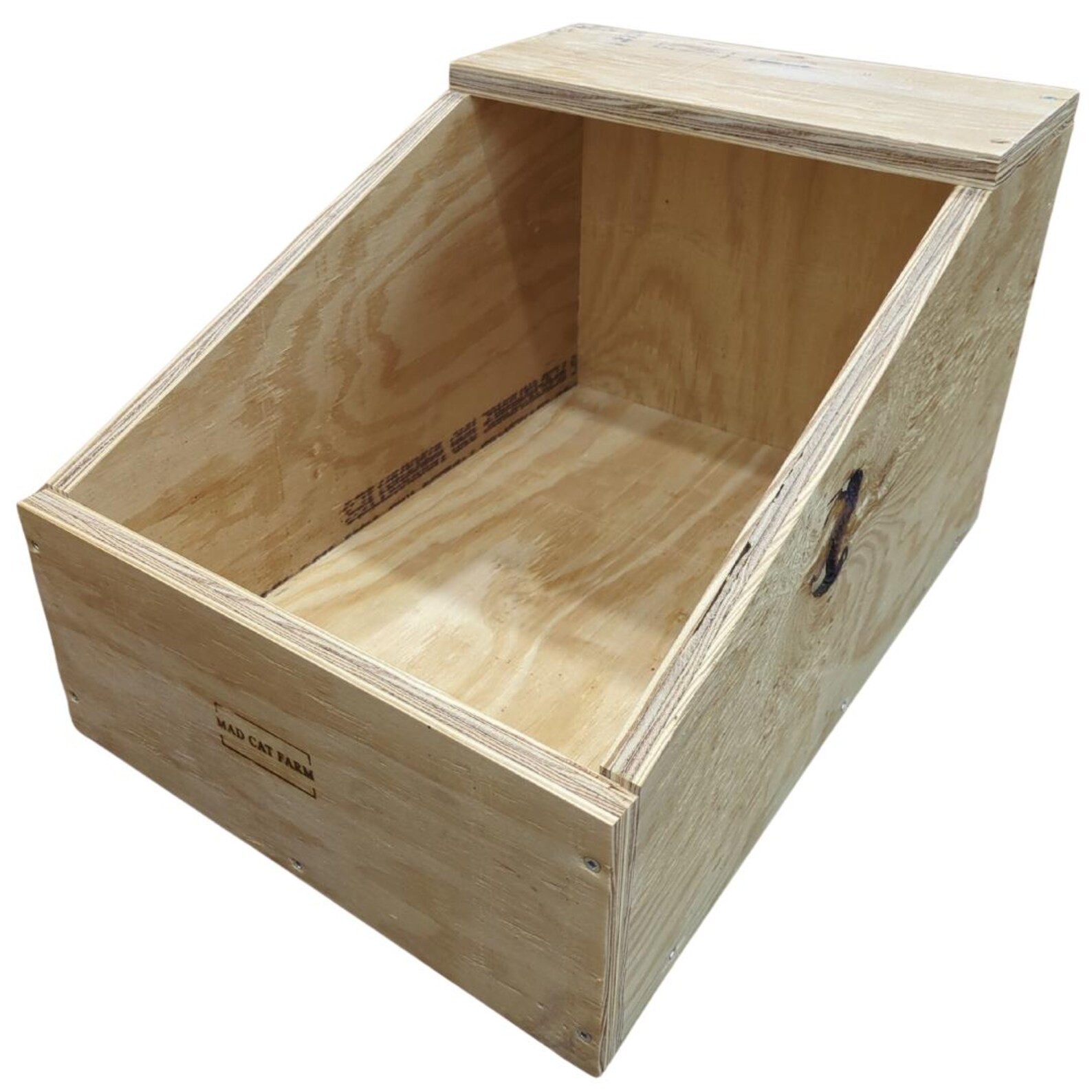 XL Wooden Rabbit Nest Box: Heavy-duty Kindling Box for Large Breeds - Etsy