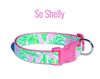 SO SHELLY Seashells Dog Collar