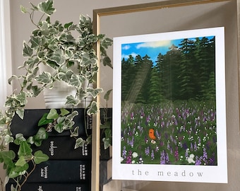 The Meadow | Twilight Inspired Bella and Edward Print 8.5x11