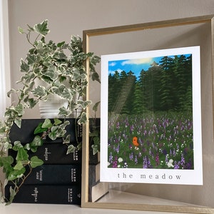 The Meadow | Twilight Inspired Bella and Edward Print 8.5x11
