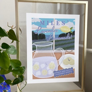 Miles' Lavender Lemonade Funny Story Emily Henry Inspired Print 8.5x11