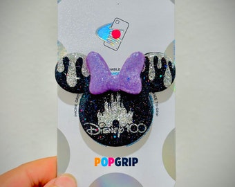 100th anniversary castle inspired phone grip | Resin Art phone grip | Parks inspired phone grip | Disney100