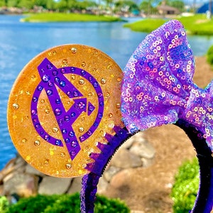 Avengers Thanos Mouse Ears Marvel Minnie Ears. image 4