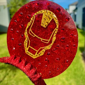 I am Iron Man Resin Art ears Marvel Avengers ears. image 2