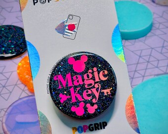 Magic | Magic Key holder inspired phone grip | Resin Art phone grip | Parks inspired phone grip | Disneyland