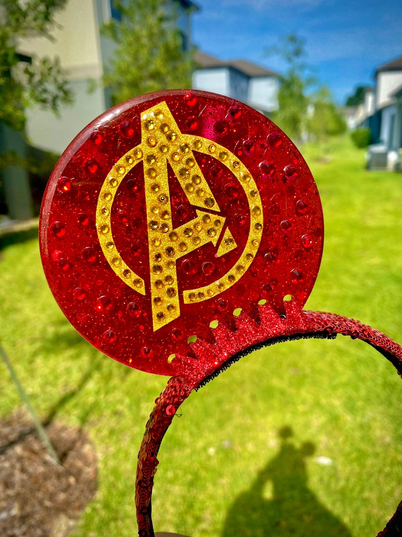 I am Iron Man Resin Art ears Marvel Avengers ears. image 3