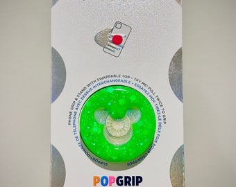 Round mouse head inspired phone grip | Resin Art phone grip | Parks inspired phone grip | Disney100