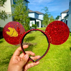 I am Iron Man Resin Art ears Marvel Avengers ears. image 4