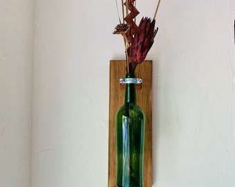 Industrial Wine Bottle Vase