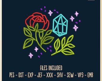 Beauty Nature and Sky Diamonds - Embroidery File
