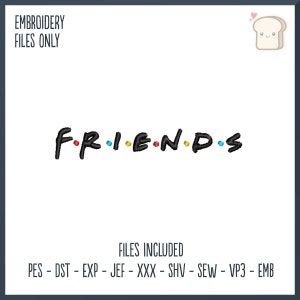 Friends- Stickdatei