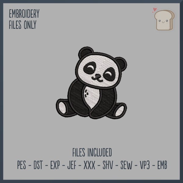 Happy Panda - Embroidery File