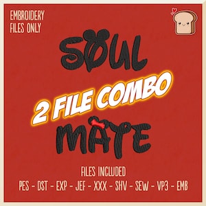 Soul & Mate - Arquivos de Bordado