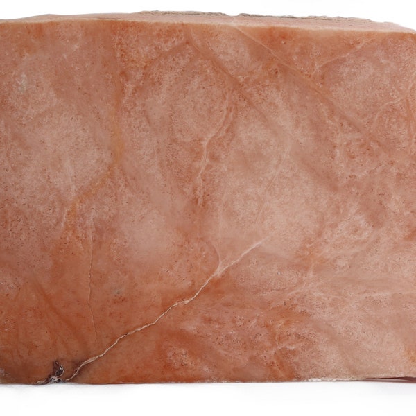 Alabaster Stone for carving, Salmon Pink with rasp