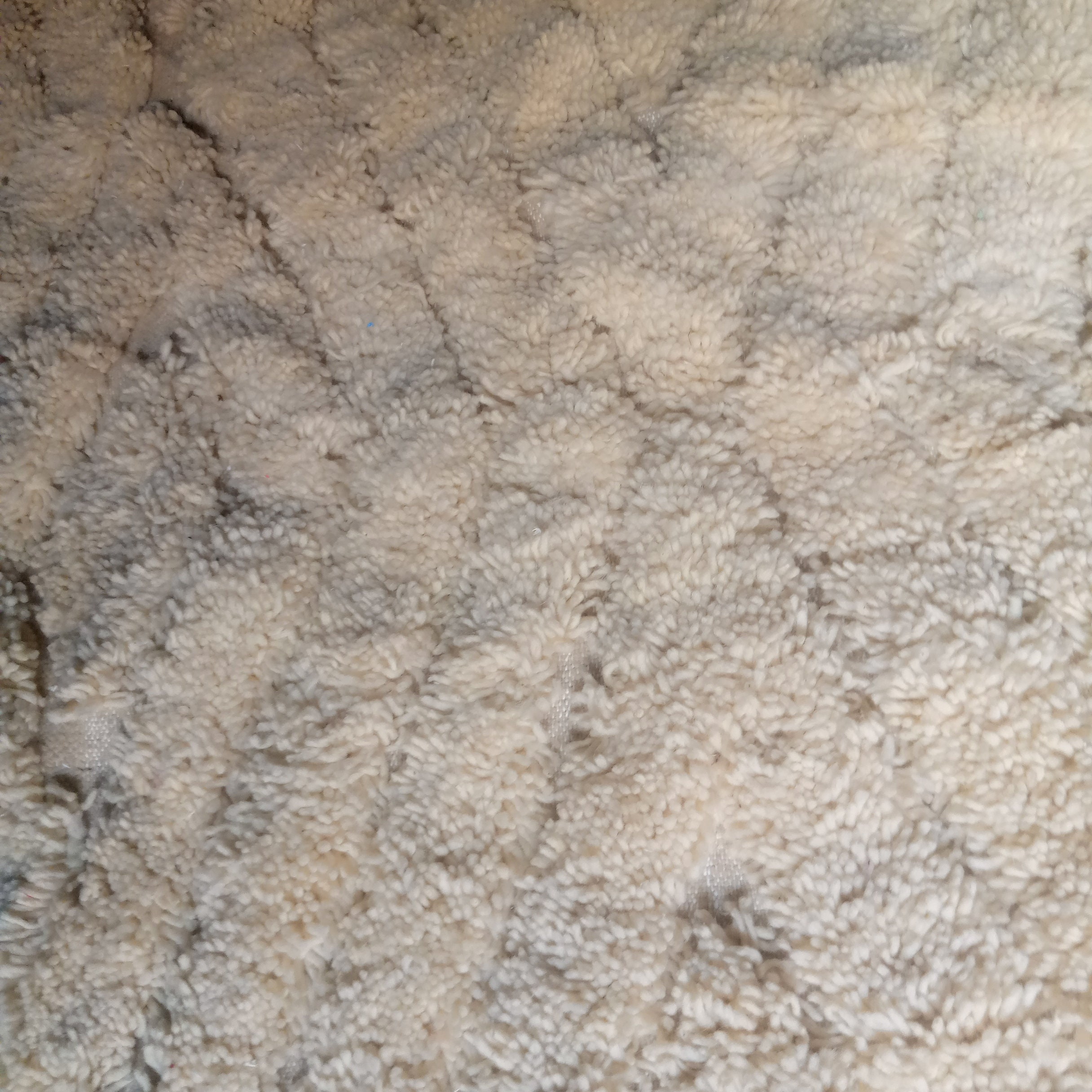 Moroccan Rug White Handmade Wool Rug Neutral Berber Carpet Large and