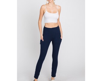Hip Hugger Flap Pocket Yoga Pants