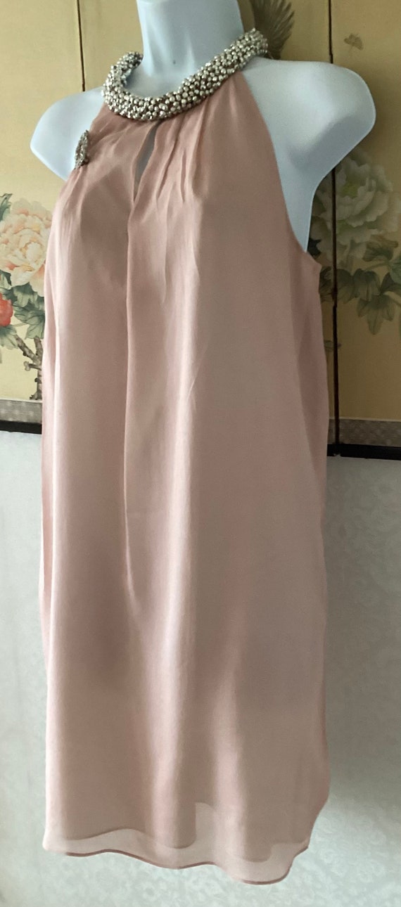 Pink Silk and Silver Diane Von Furstenberg Evenin… - image 4