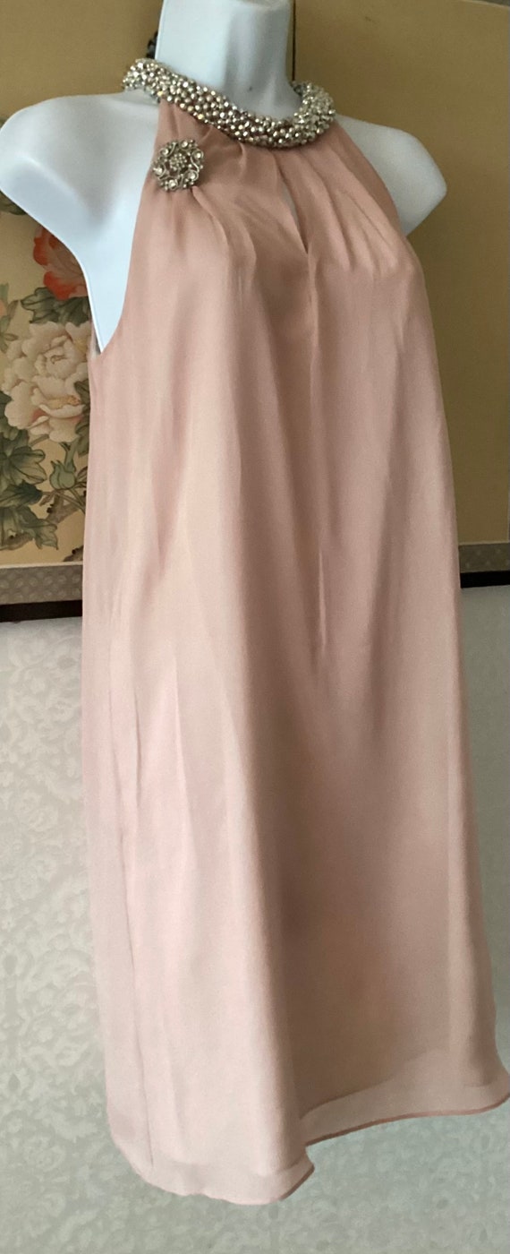 Pink Silk and Silver Diane Von Furstenberg Evenin… - image 6