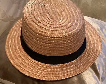 Straw Boater Summer Hat