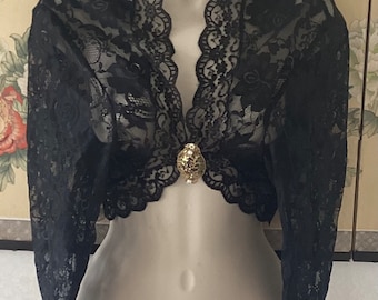 Black Lacy Bolero