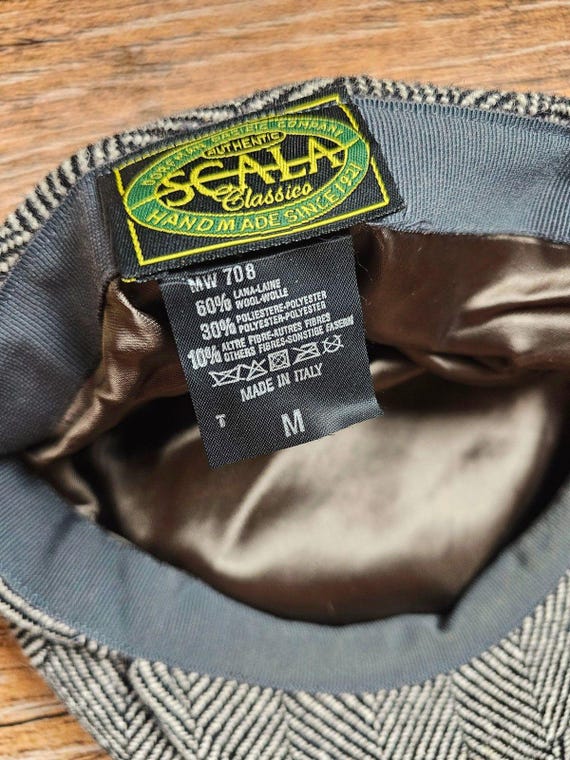Scala Classico Men's Flat Hat Handmade In Italy H… - image 7