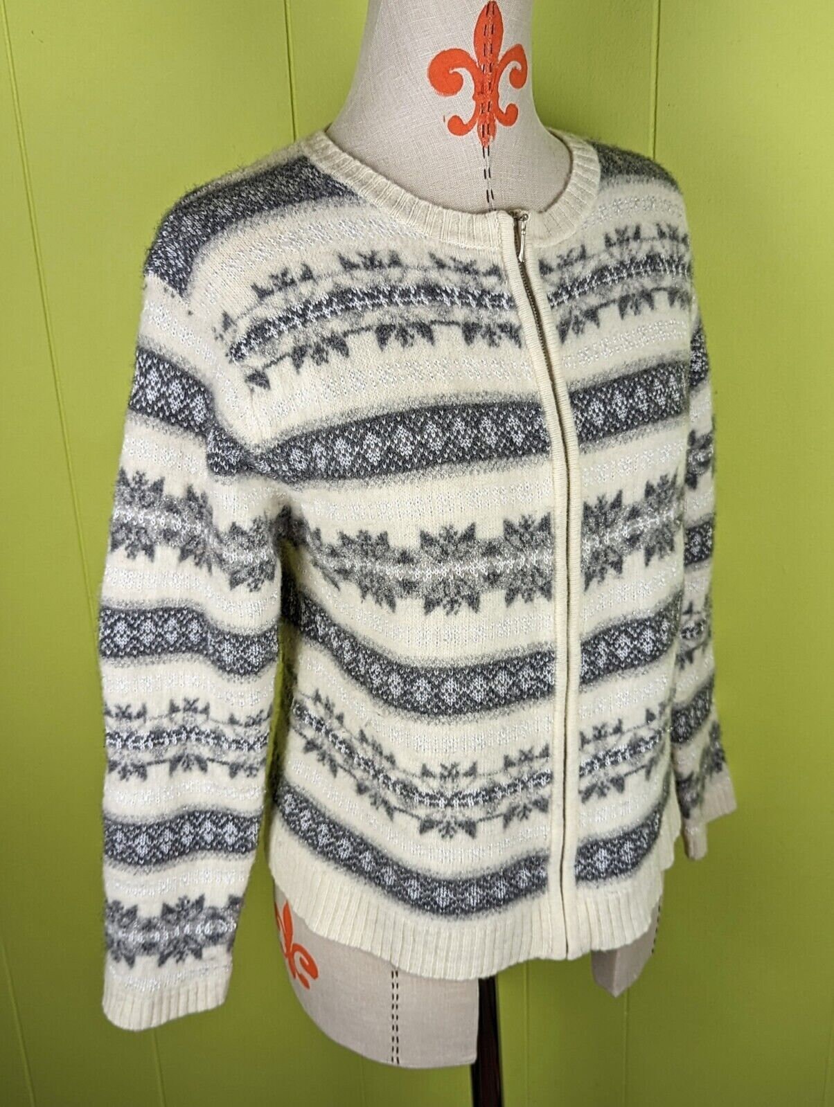 Vintage 80s PHD Paul Harris Design Womens Lambswool Blend
