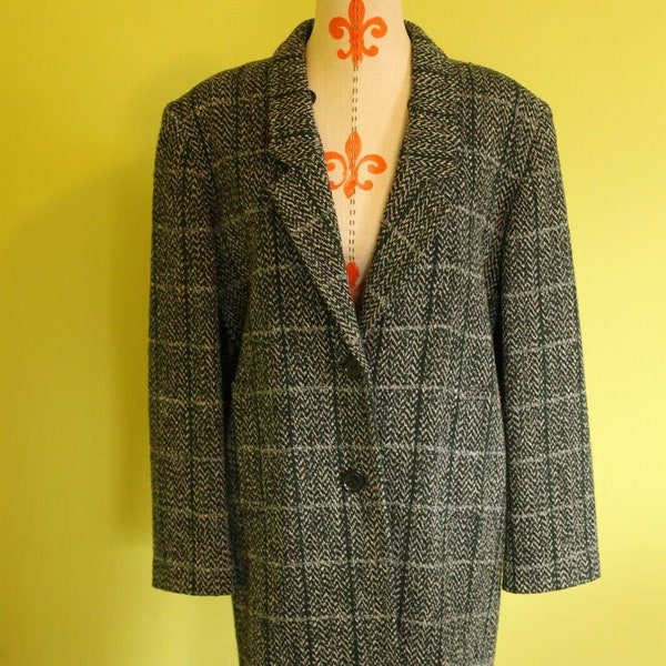 Wool Tweed Coat - Etsy