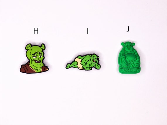 Shrek Croc Charms 4 Shrek Ears for Crocs Shrek Jibbitz -  Singapore