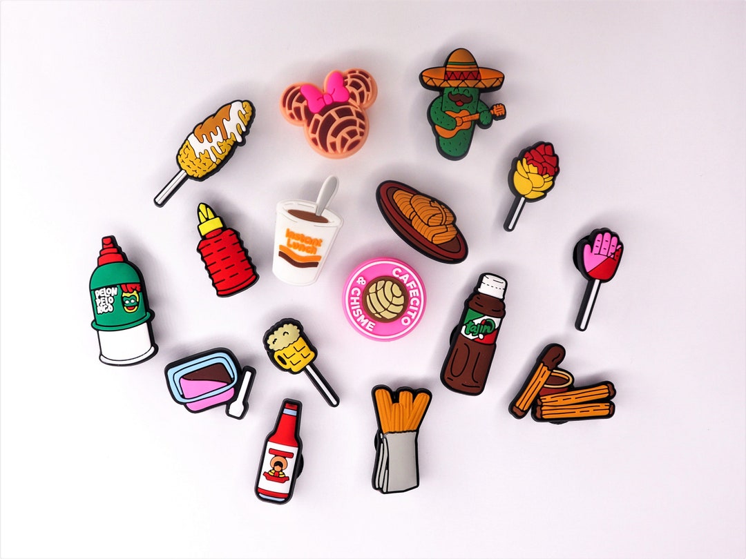 Mexican Croc Charms Hispanic Charms Candy Tajin Mango Etsy