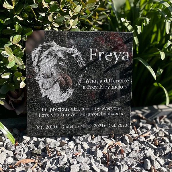 Pet Memorial Stone, Pet memorial plaque, Pet Memorial Gift, Rainbow Bridge Plaque, Dog Memorial Stone, Pet Headstone