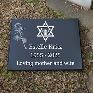 Custom Engraved Granite Memorial Stone for Mother – Personalized Headstone Tribute