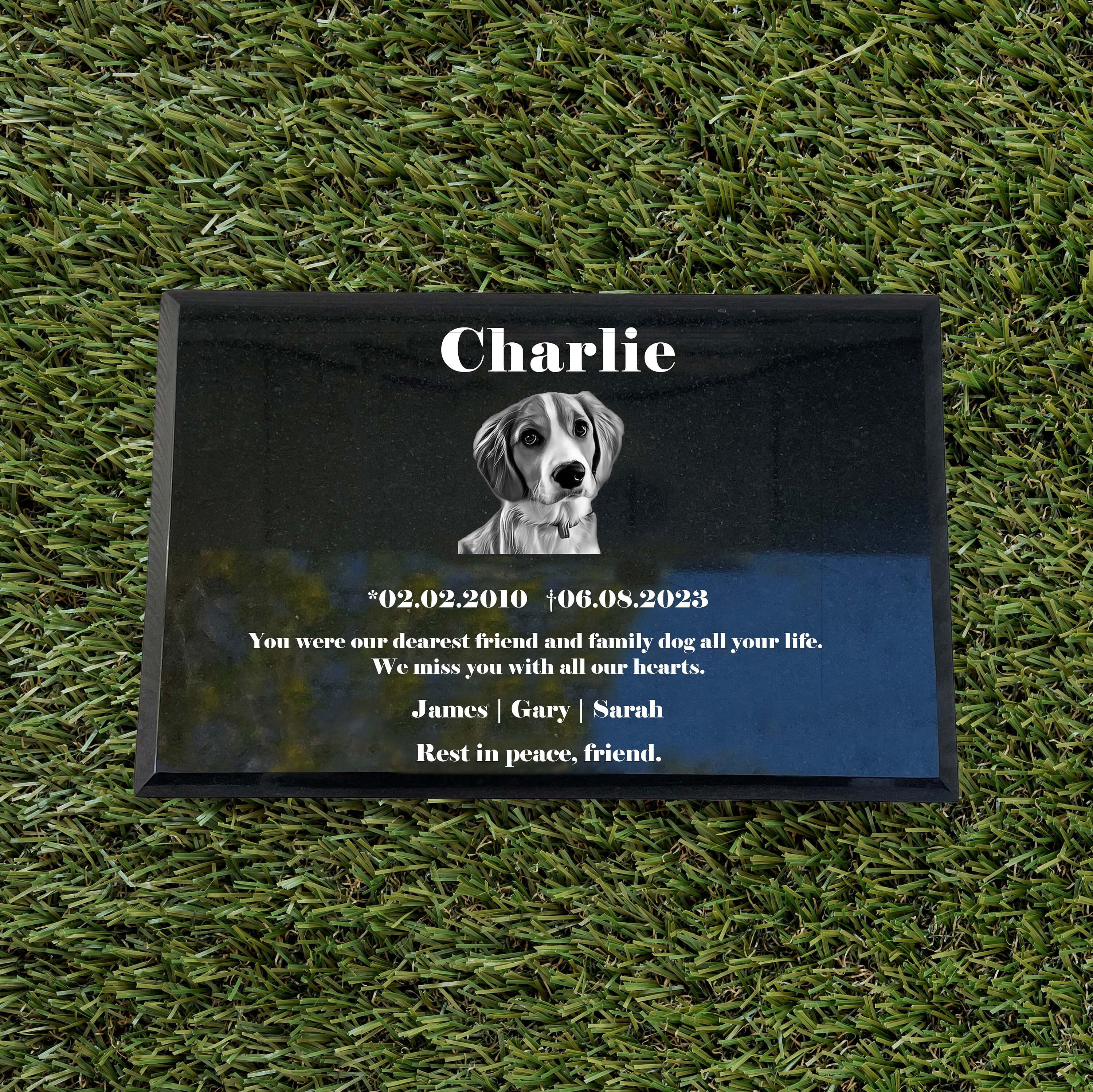 Custom Personalized Dog Cat Pet Memorial Stone Keepsake Gift