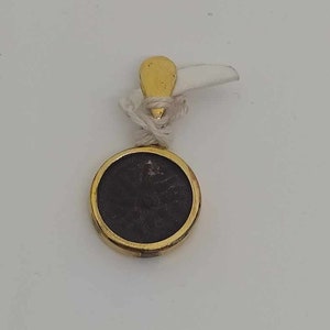 Widow&#39;s Mite Ancient Biblical Coin 14K Gold Pendant 3cm/1.1inch Coin Antique Artifact Holy Land Jewelry