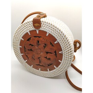 Rattan Women&#39;s Handbag from The Alleys of Jerusalem&#39;s Old City Stylish Bag Purse